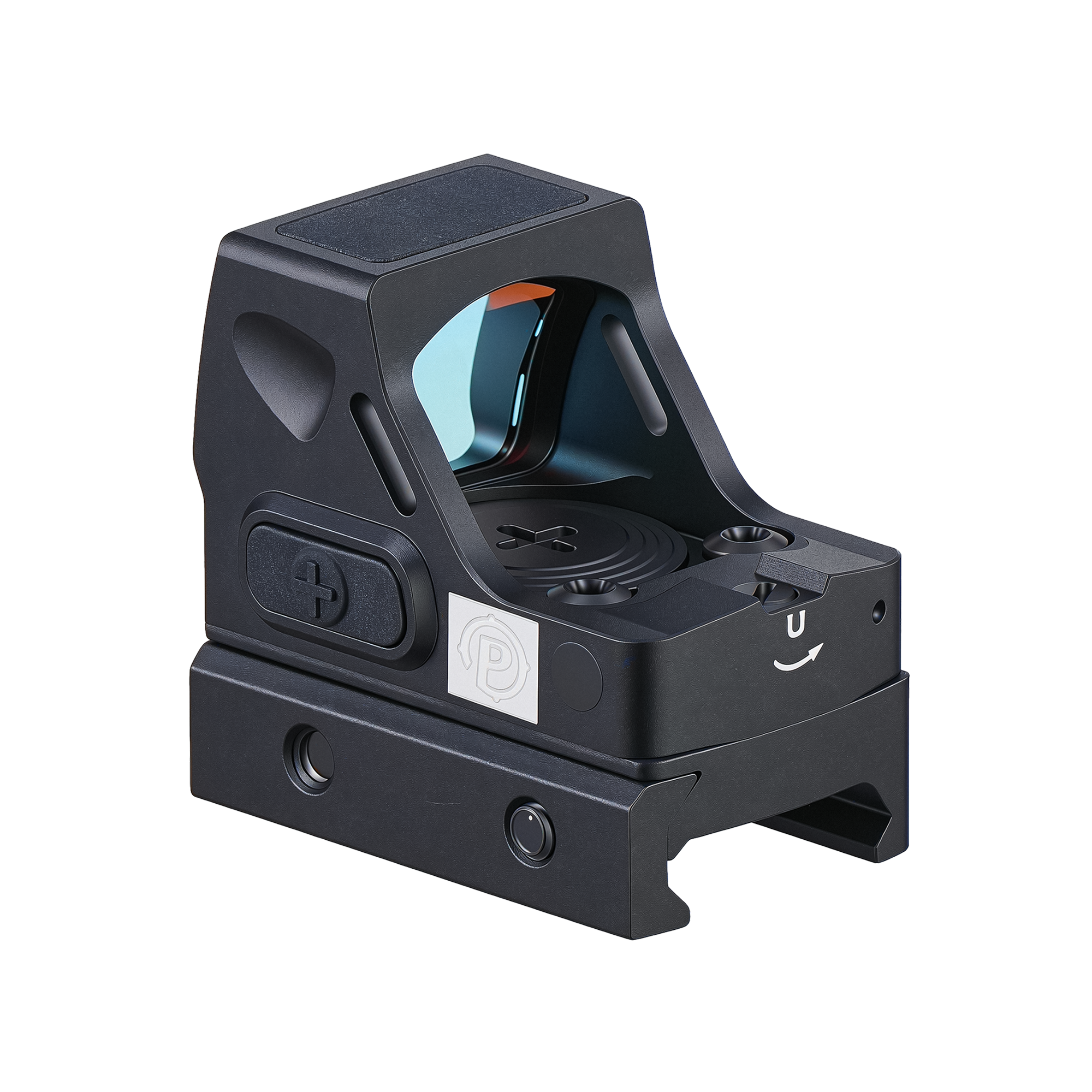 PINTY 1x12x20 mm Micro Red Dot Sight with Auto Wake & Sleep 21 mm Picatinny Mount MOS RMSc Compatible
