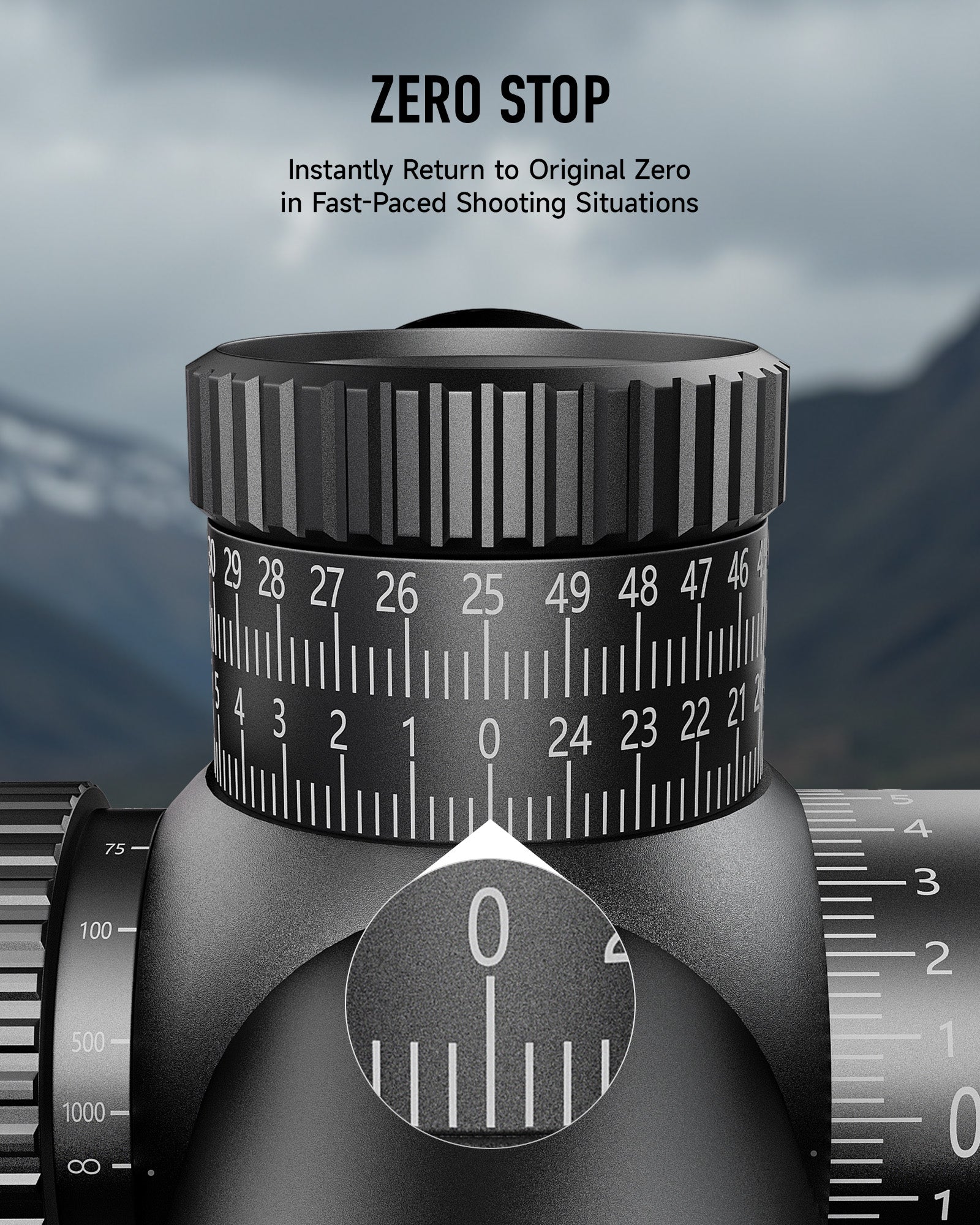 PINTY 7-35x56 Tactical  Hunting Rifle Scope with Red Green Reticle with Zero Stop Multi-Coated Lenses