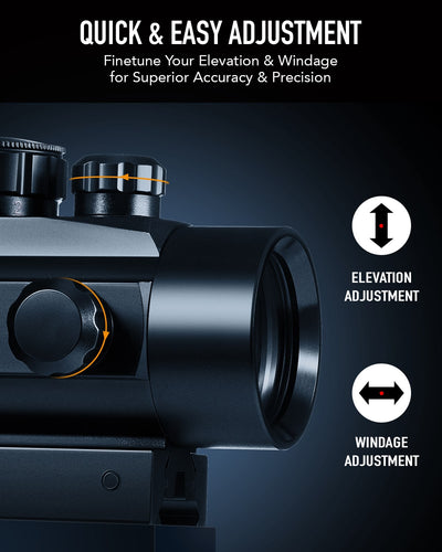 1x40mm Reflex Red Green Dot Sight Riflescope 