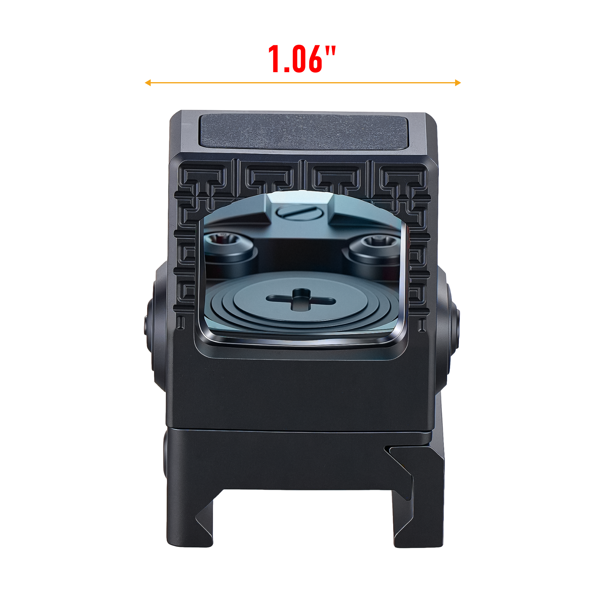 PINTY 1x12x20 mm Micro Red Dot Sight with Auto Wake & Sleep 21 mm Picatinny Mount MOS RMSc Compatible