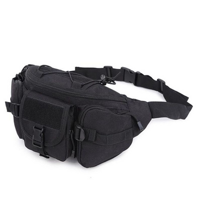 600D Nylon Tactical Waist Bag Waterproof for Outdoor Trekking