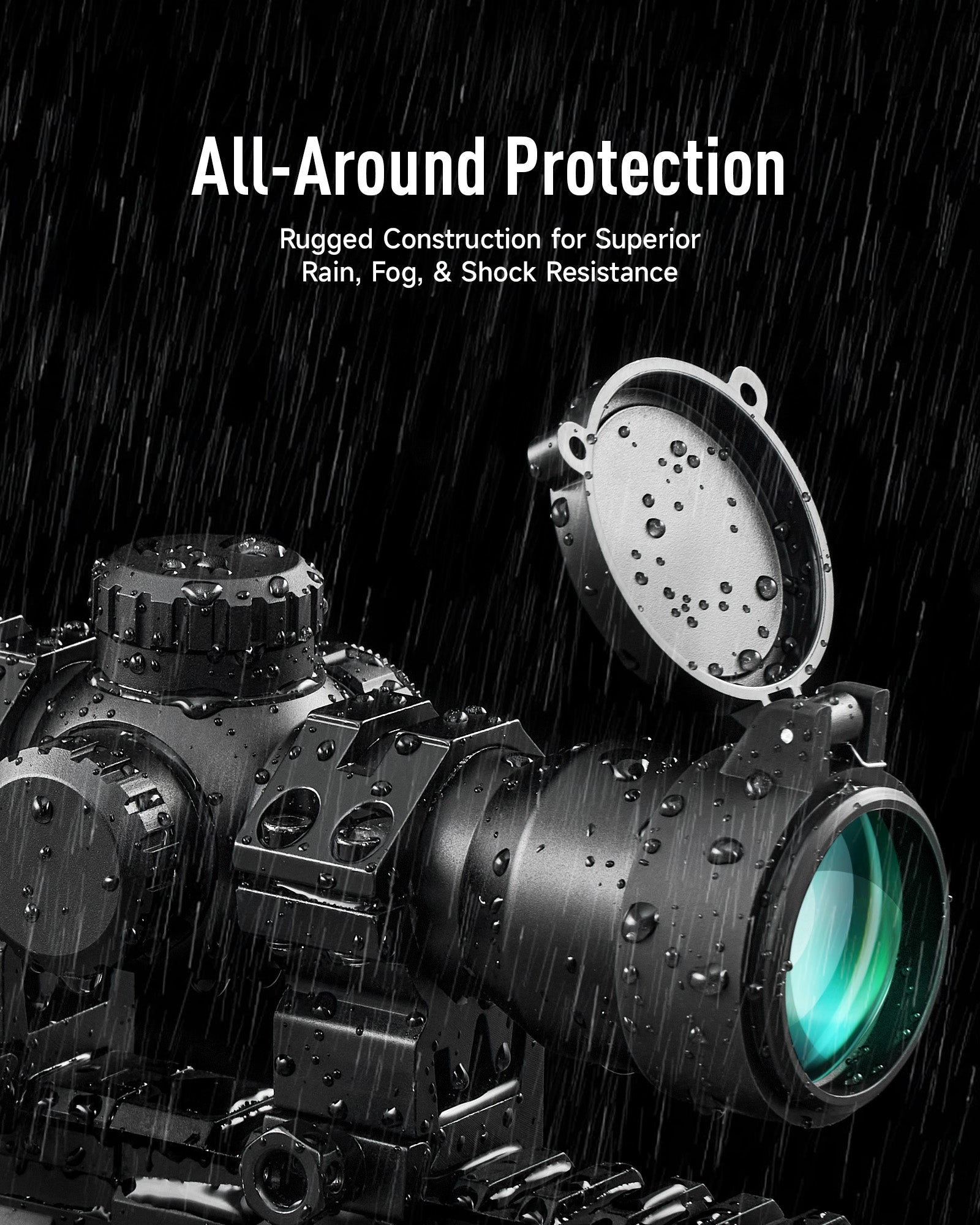 Adjustment Sfp Tactical Flip Open Up Lens Cover Cap Ring