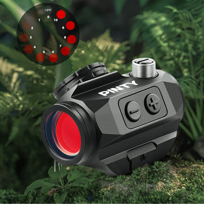 Pinty Scopes-2MOA Red Dot Sight, Smiley Face Reticle