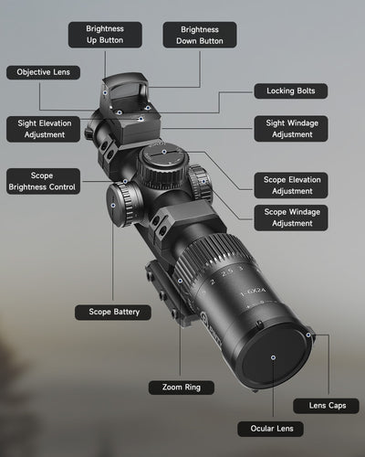 1-6x24 LPVO Riflescope