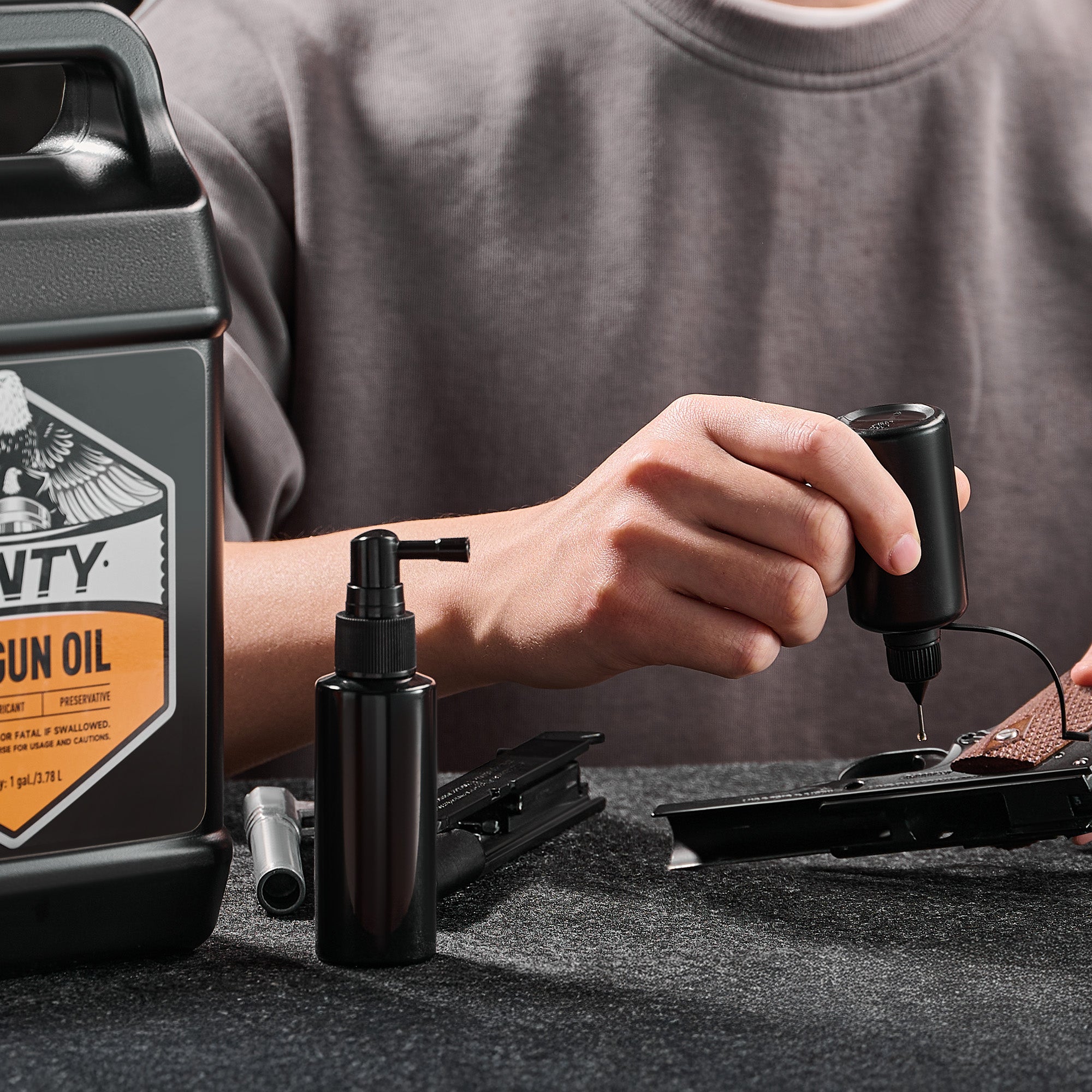 Gun Lubricant and Oil Protectant for Rifles Handguns