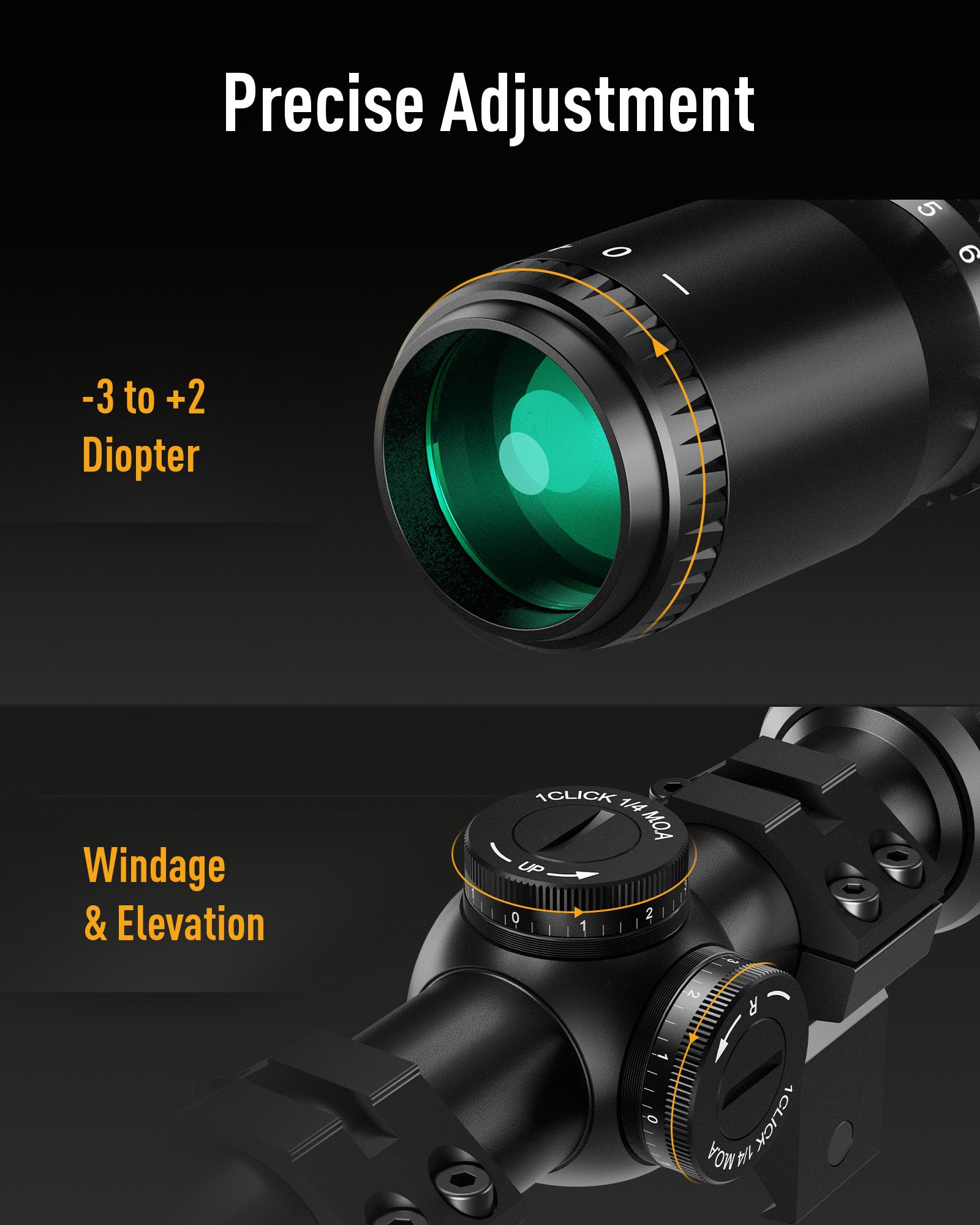 Multicoated Lens Optical Riflescope