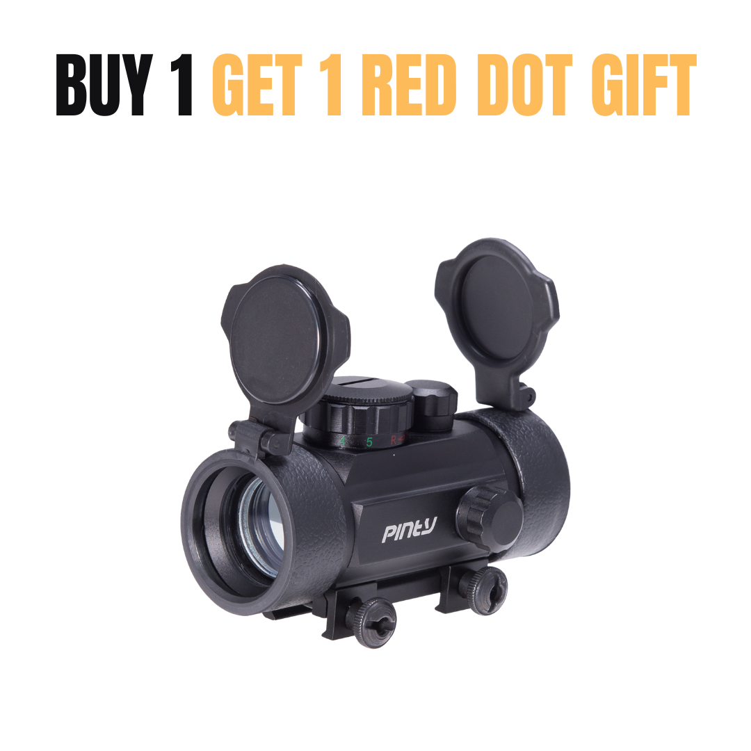 【BUY 1 GET 1 FREE RED DOT GIFT】3-9x42 Mil Dot Tactical Hunting Rifle Scope with Laser