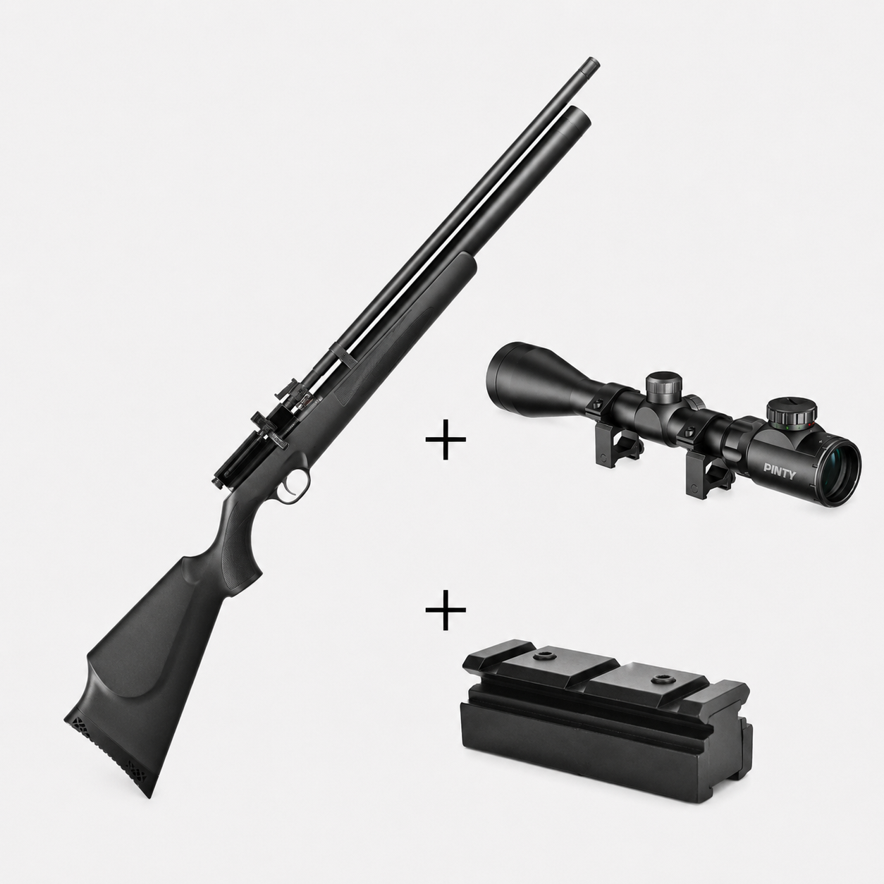【SAVE 20%】Pinty Vanguard Classic & Nova 3-9x40 SFP Rifle Scope GEN II & 11mm to 20mm Picatinny Rail Adapter