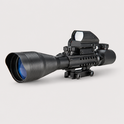 Pinty Nova 3-in-1 4-12x50 SFP Rifle Scope Combo