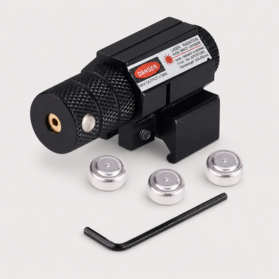 Compact Tactical Red Laser Sight with Picatinny Rail Mount