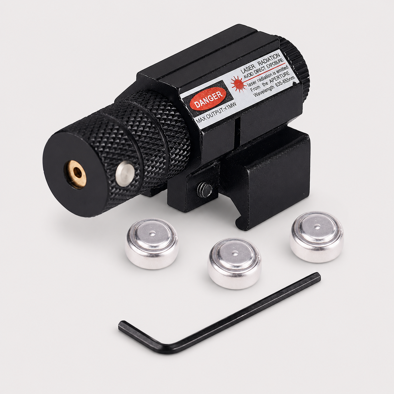 🎁 Compact Tactical Red Laser Sight with Picatinny Rail Mount (100% off)