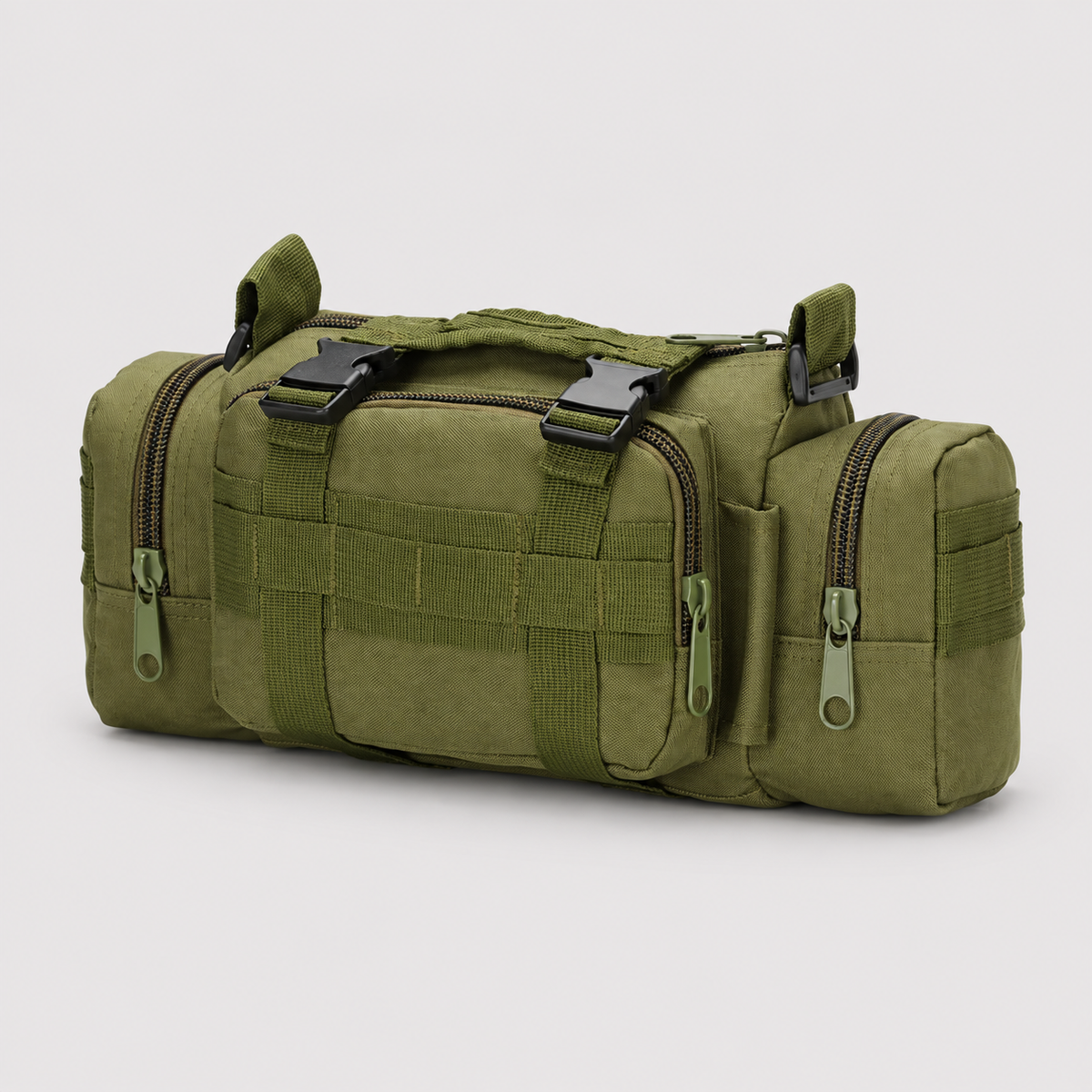 Molle Tactical Waist Pack, Fishing Camping Hiking Pouch Chest Bag
