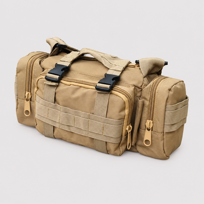 Molle Tactical Waist Pack, Fishing Camping Hiking Pouch Chest Bag