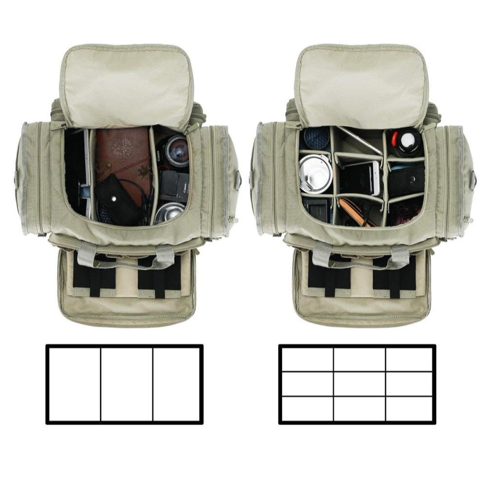 Nylon Tactical Range Bag Waterproof for Trekking Fishing Hunting Camping