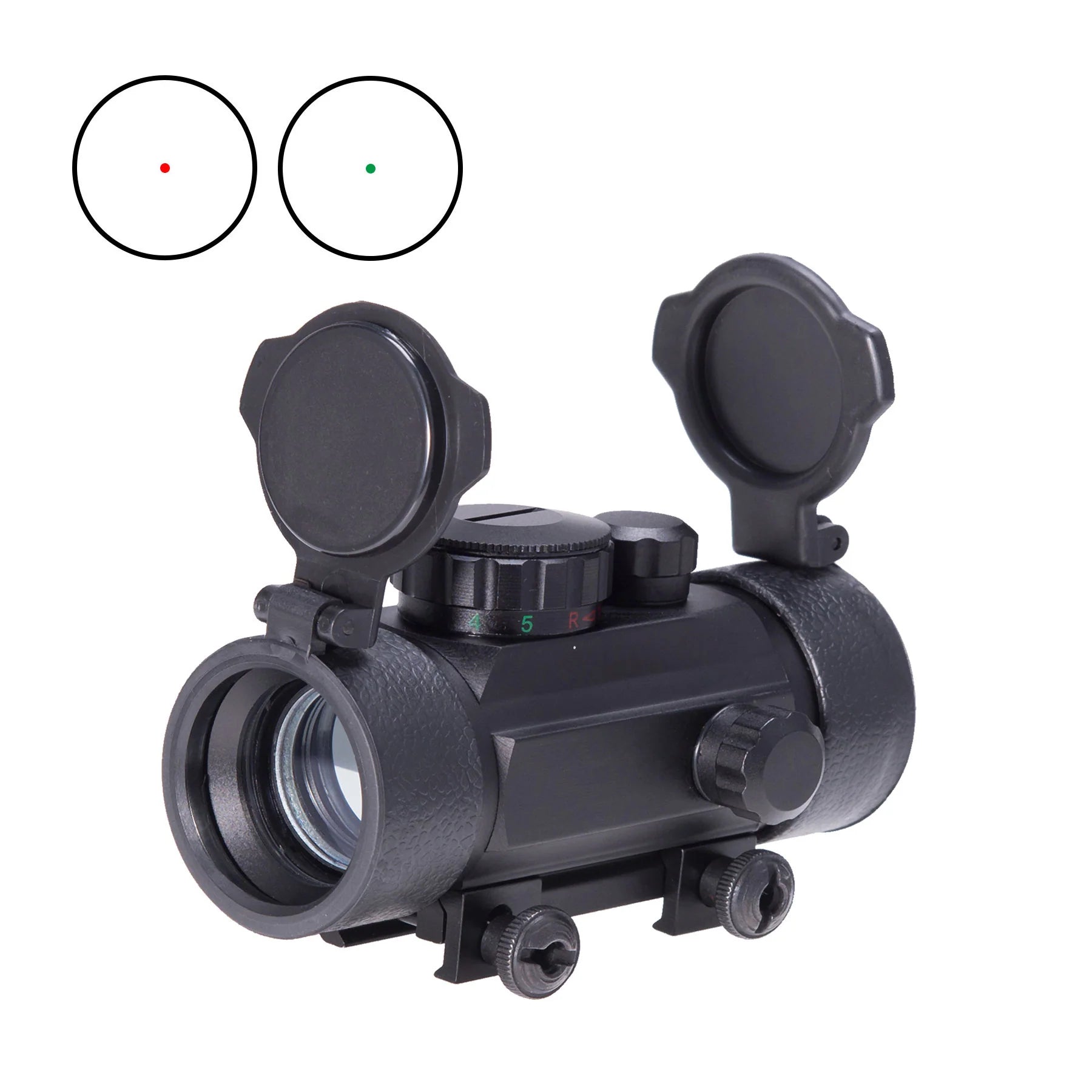 【BUY 1 GET 1 FREE RED DOT GIFT】3-9x42 Mil Dot Tactical Hunting Rifle Scope with Laser