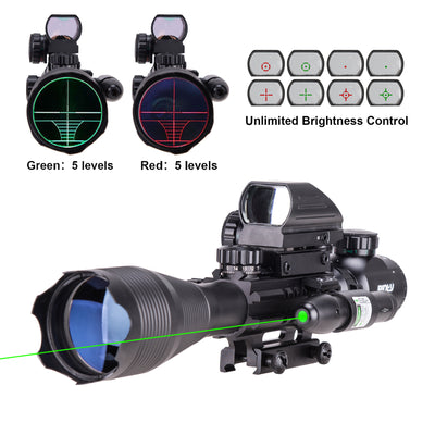 MULTIPLE RETICLE OPTIONS