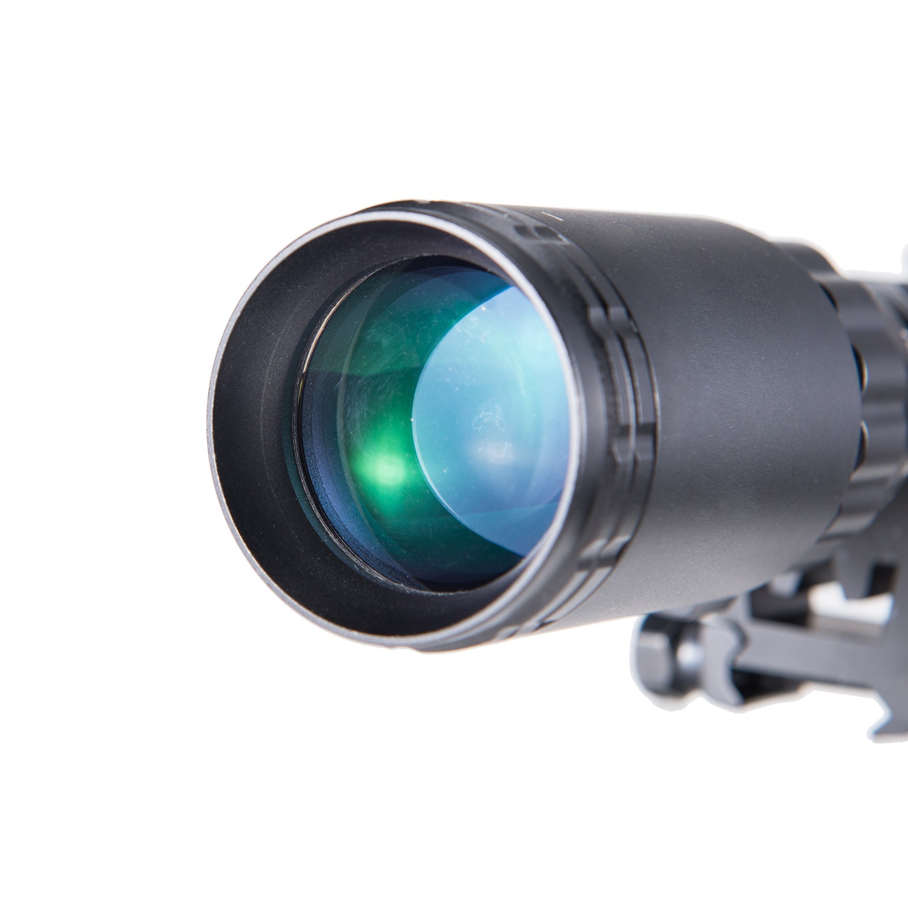 【BUY 1 GET 1 FREE BORESIGHT GIFT】6-24x50 AO Illuminated Mil-dot Rifle Scope with Sunshade Tube, Flip-up Cap and Ring Mount High-profile Picatinny Rings