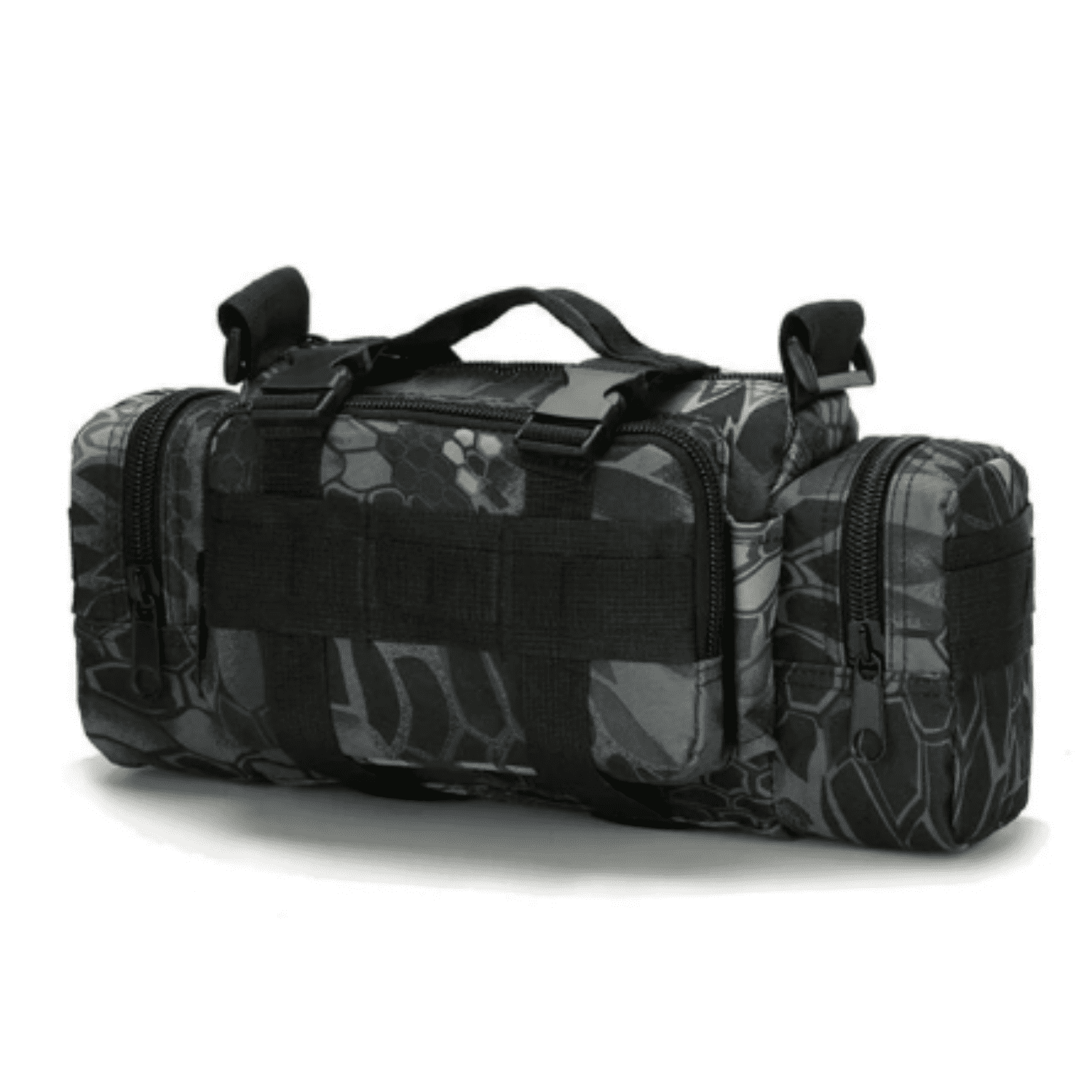 Molle Tactical Waist Pack, Fishing Camping Hiking Pouch Chest Bag