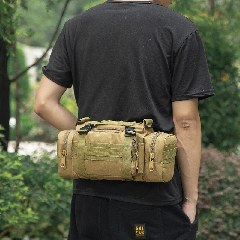 Molle Tactical Waist Pack Fishing Camping Hiking Pouch Chest Bag