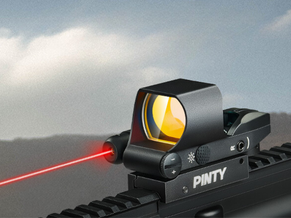 1x28mm Reflex Sight Red Laser Combo