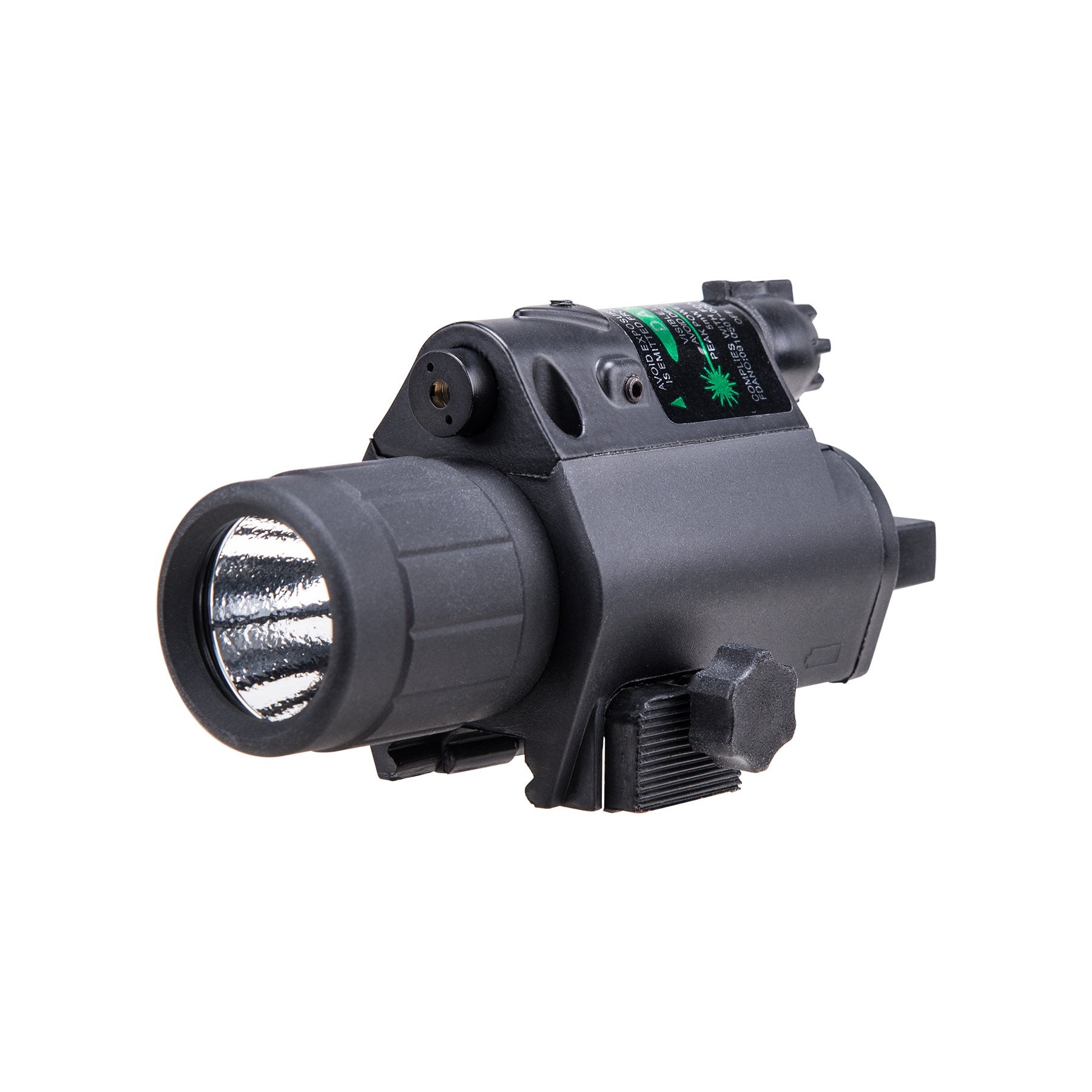 Q5 Rail-Mounted Tactical Flashlight with Green Laser