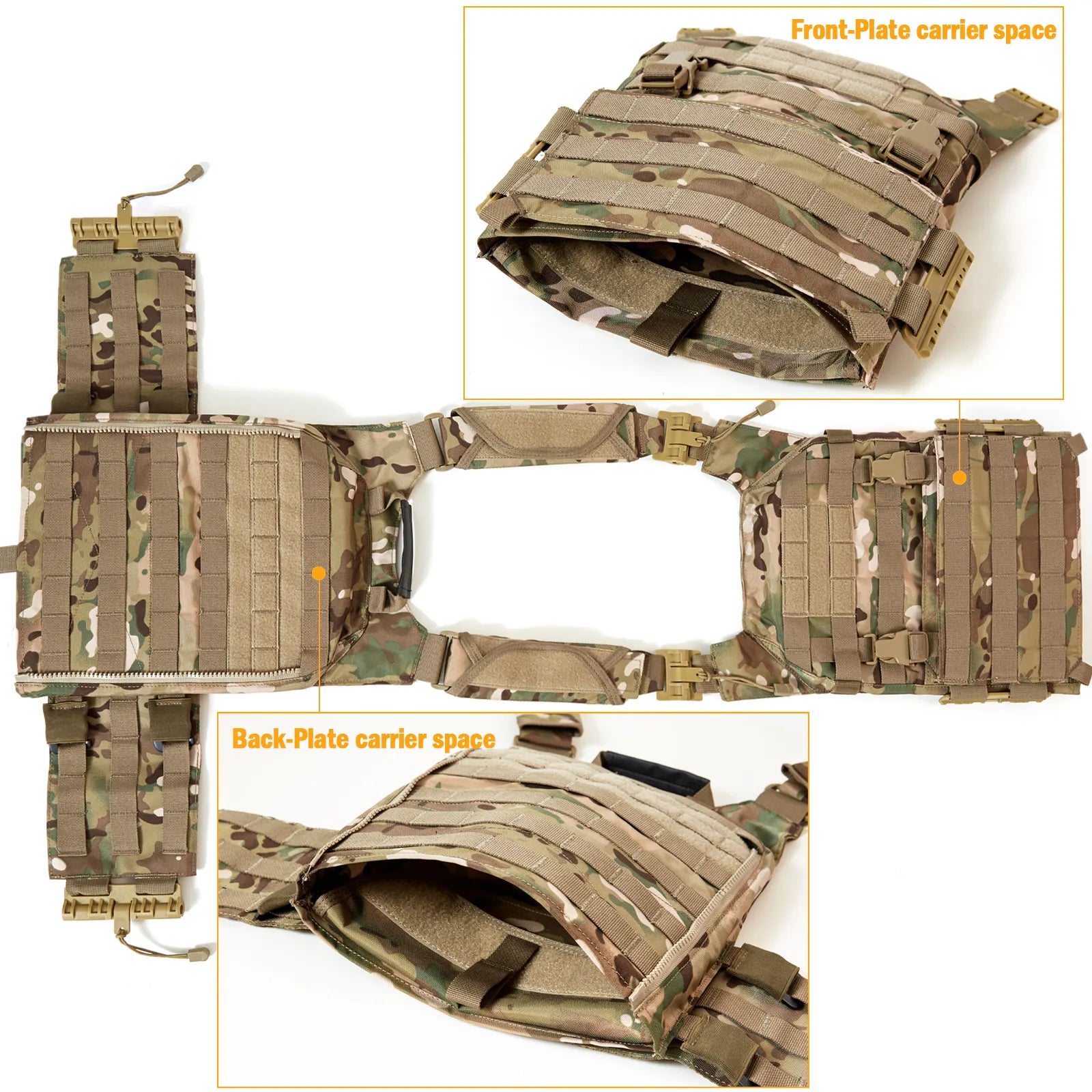 Quick Release Modular Assault Tactical Vest