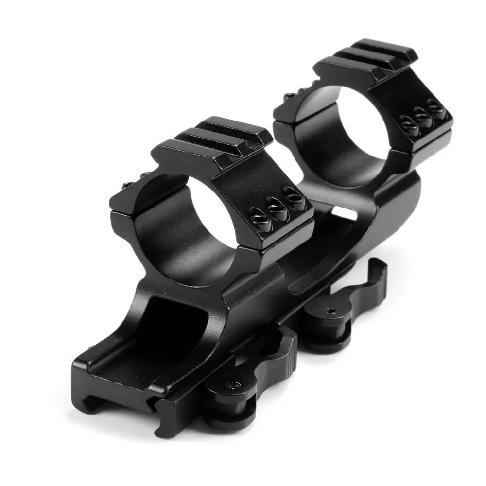 Cantilever Scope Mount 30mm Quick Release Weaver Forward Reach Dual Ring