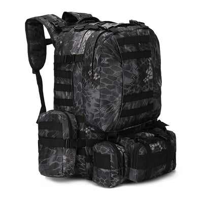 4-in-1 Tactical Backpack 50L Waterproof for Outdoor Trekking Fishing H – Pinty Scopes 4-in-1 Tactical Backpack 50L Waterproof for Outdoor Trekking Fishing H – Pinty Scopes