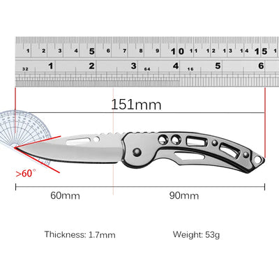 Tactical Pocket Knife, Full Length 15.1CM