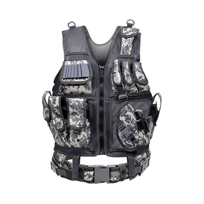 Tactical Vest,Combat, Hunting & CS Training, Adjustable Armor