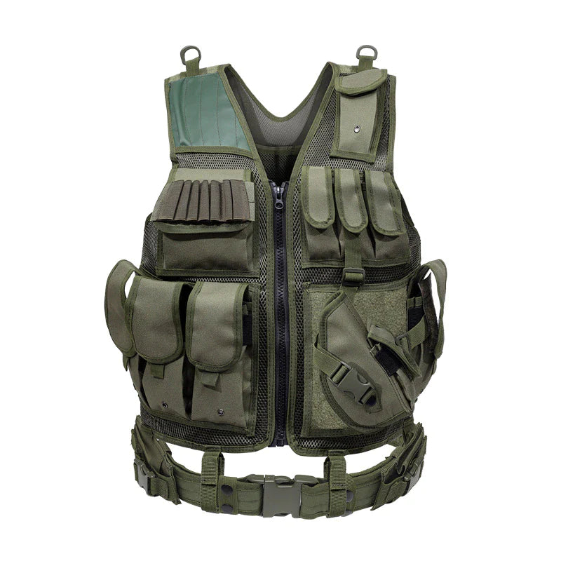 Tactical Vest,Combat, Hunting & CS Training, Adjustable Armor