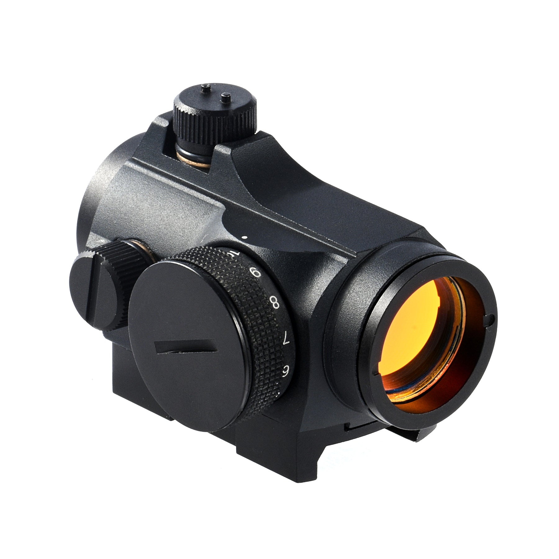 1x22 Red Dot Sight, Micro Reflex Sight 3 MOA Rifle Scope with Fogproof 22mm Objective Lens for Standard Picatinny or Weaver Rail, Battery Included, Black