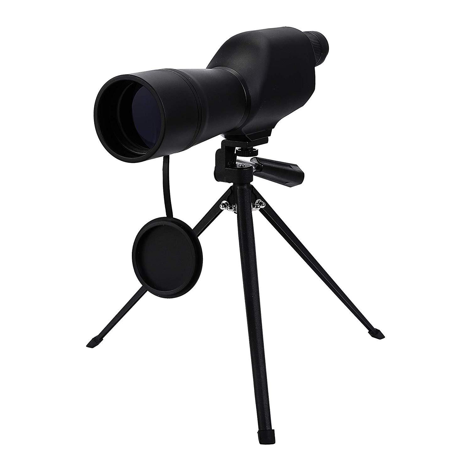 Pinty 20-60x60 FOW 36-19m/1000m Waterproof Straight Spotting Scope w/ Tripod-best spotting scope-spotting scope tripod