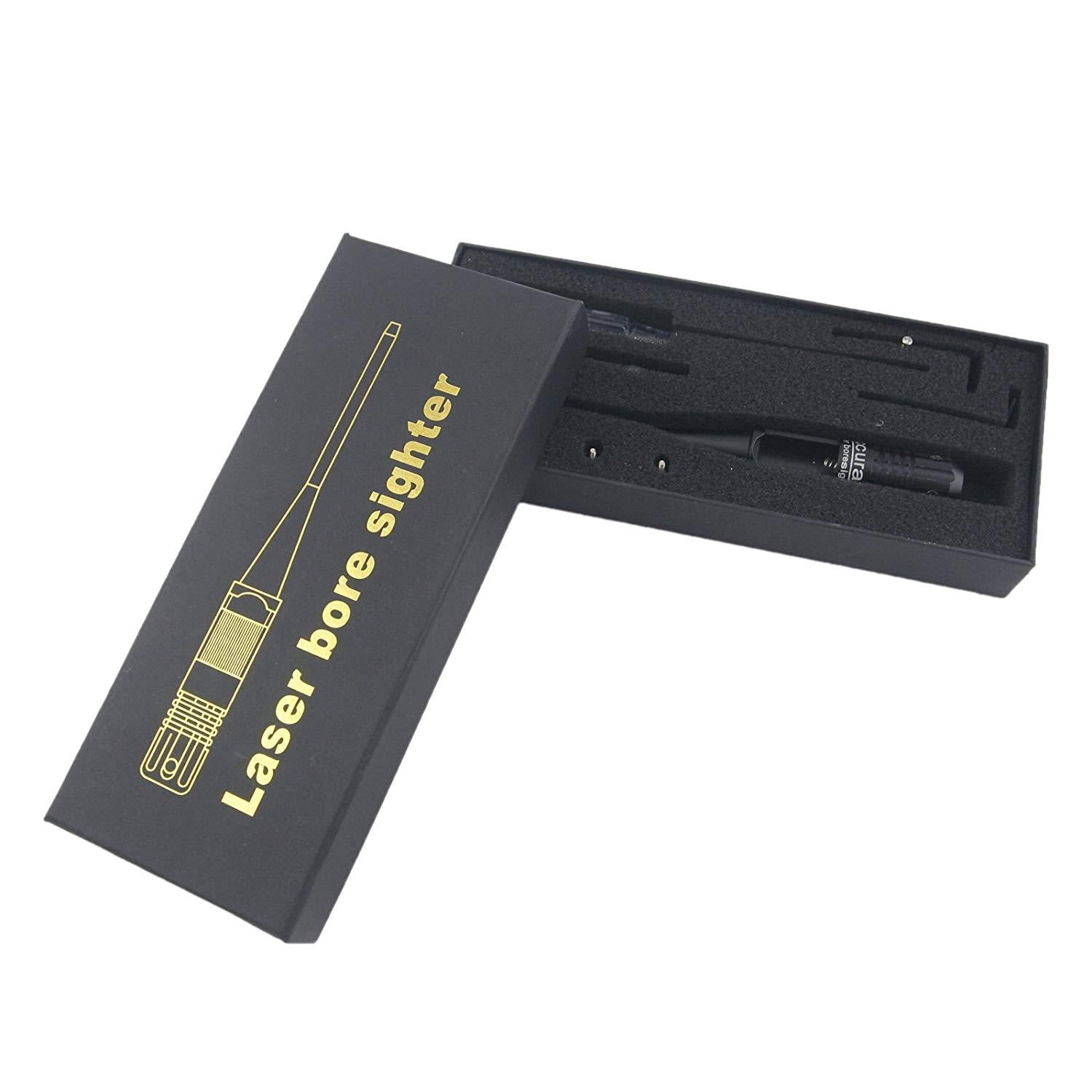 .22mm - .50mm Laser Bore Sighter/Bore Sight Kit-laser bore sight kit multiple caliber -.22lr laser bore sights-bb gun-airsoft gun