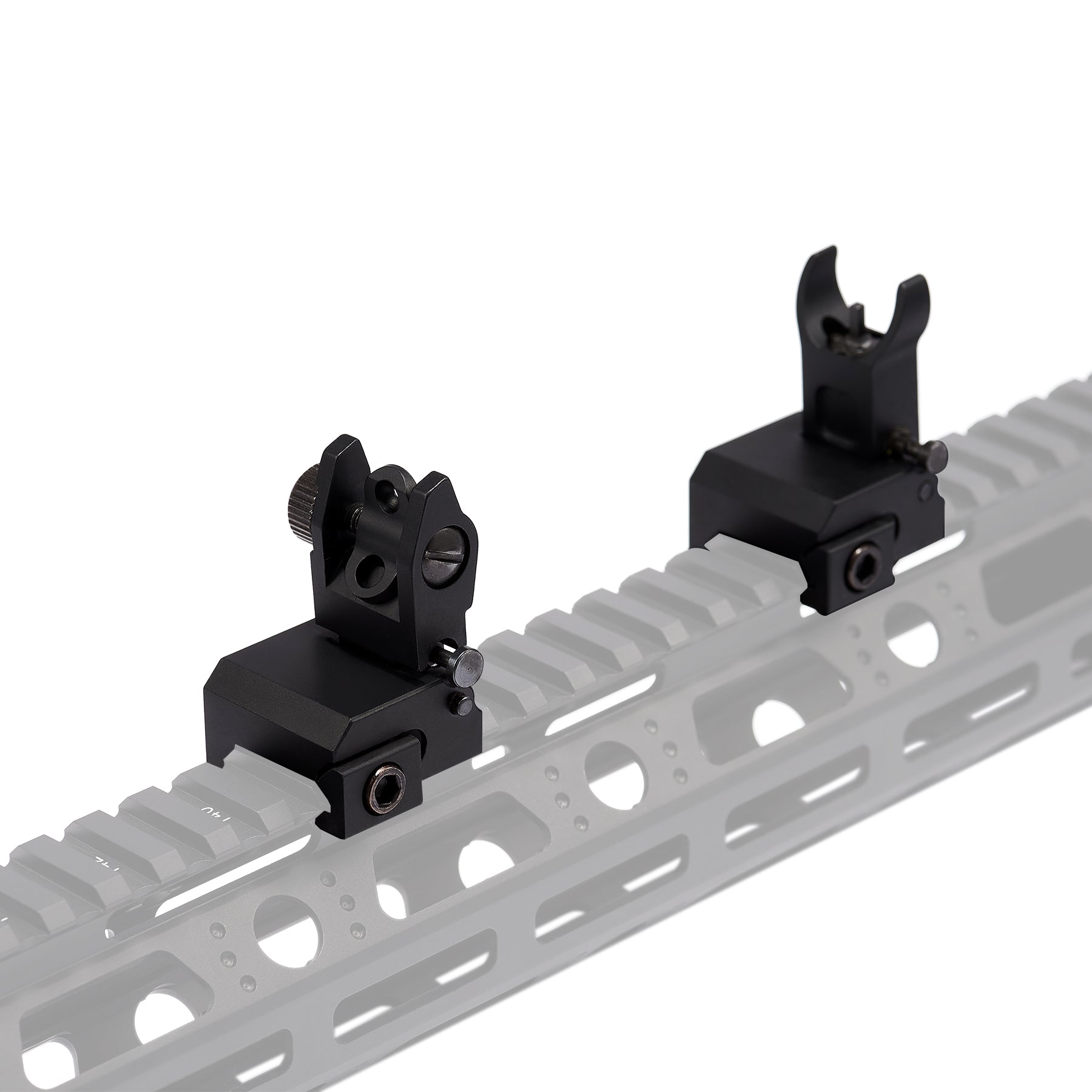 Flip Up Iron Sights for Picatinny Rails
