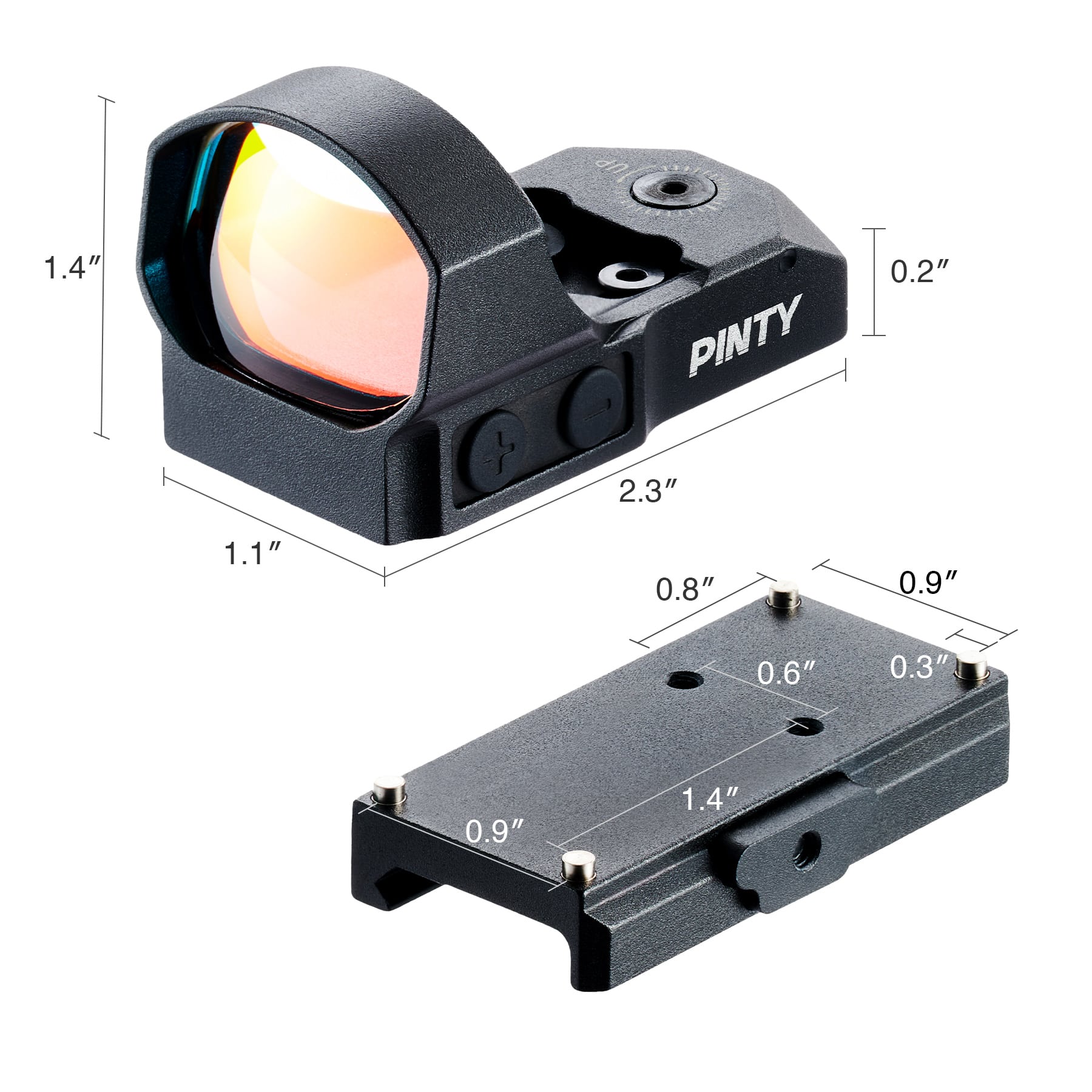 5-Brightness-Levels-for-Pistols-Rifles-BB-Pellet-Airsoft-Guns_-Battery-Included-best red dot for ar15 