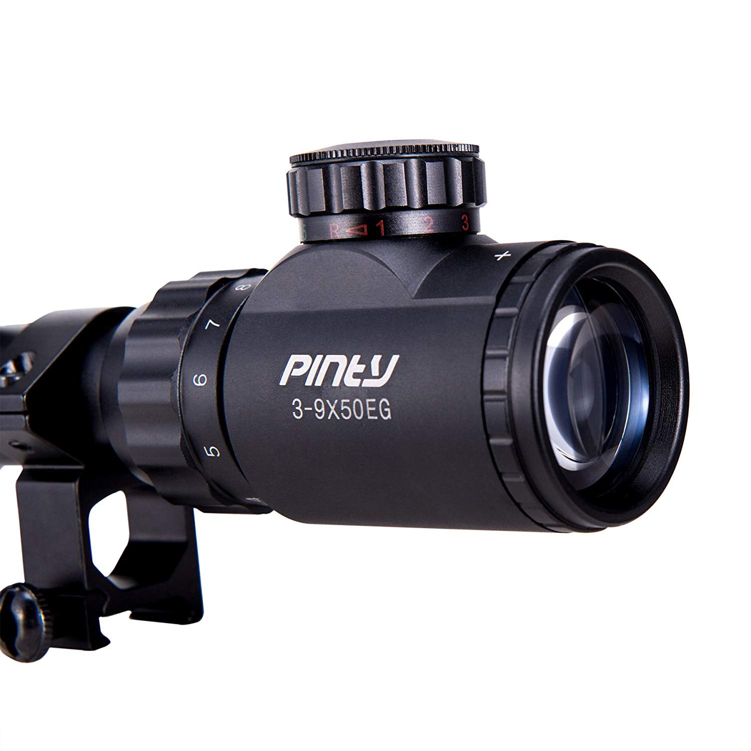 Pinty | 3-9x50mm Red/Green Rangefinder Hunting Rifle Scope