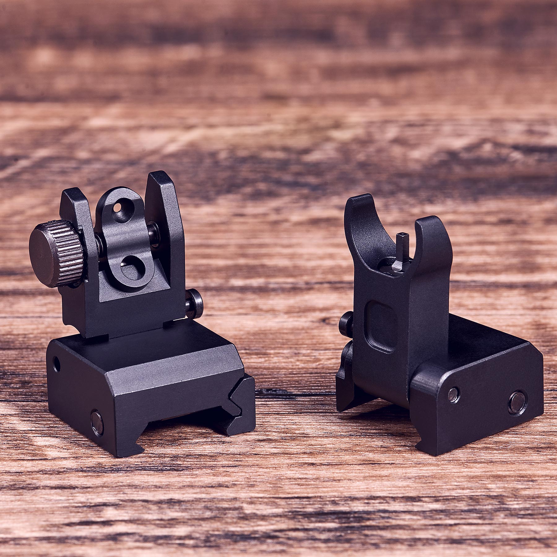 Flip Up Iron Sights for Picatinny Rails