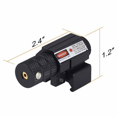 Pinty Compact Tactical Red Laser Sight with Picatinny Mount