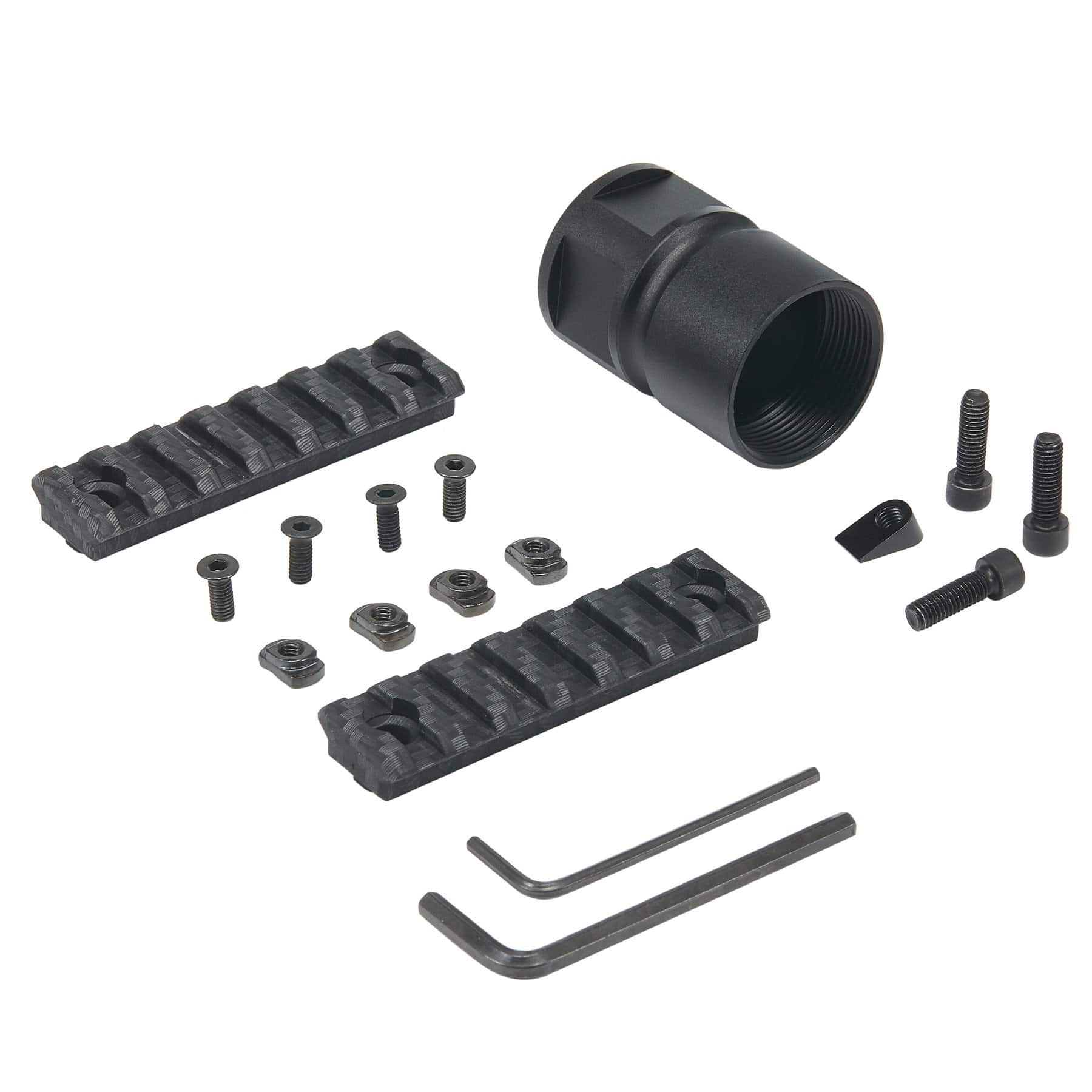 M7 Carbon Fiber Free Float M-Lok Handguard-ar 15 handguards -ar 15 handrail -15 inch ar handguard 