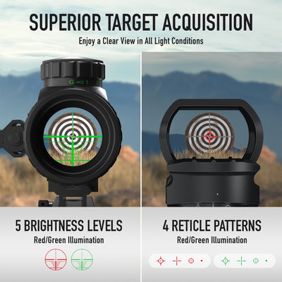    MidTen-4-16x50-Tactical-Rifle-Scope-Dual-Illuminated-Optics-_-Rangefinder-Illuminated-Reflex-Sight-4-Holographic-Reticle-RedGreen-Dot-Sight-_-IIIA2MW-Laser-Sight-best-rifle-scopes