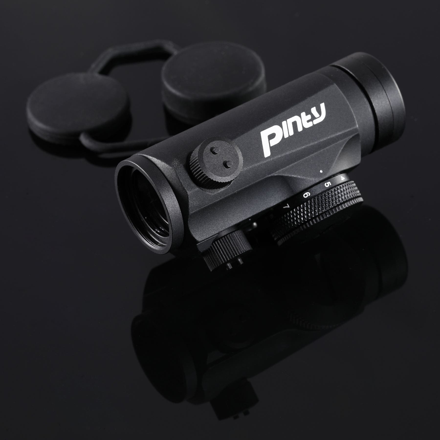 Mira holografica PINTY - Pro Series 1 * 30 mm con láser rojo, 2 MOA -  Police Tactical Equipment
