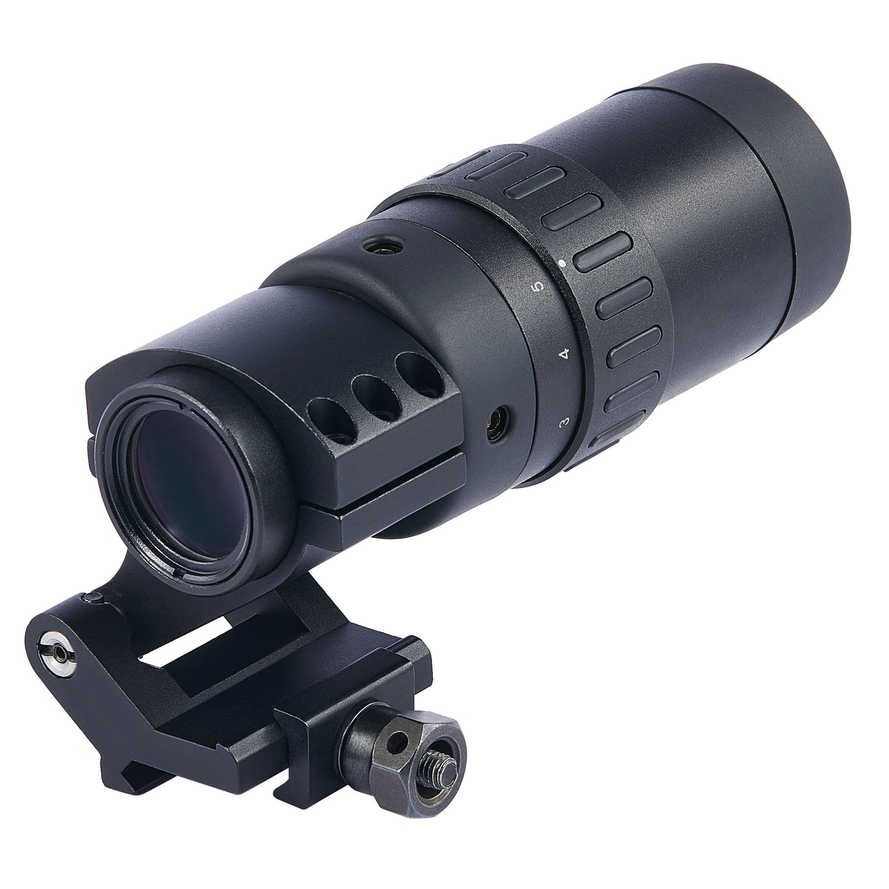 Red Dot Magnifier M38 5X With Flip To Side Mount Rifle Scope Focus ...