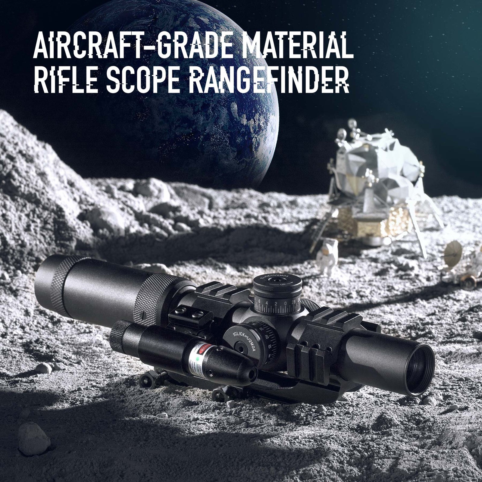 Pinty | 1-5x24 SFP Rifle Scope Combo with Green Laser