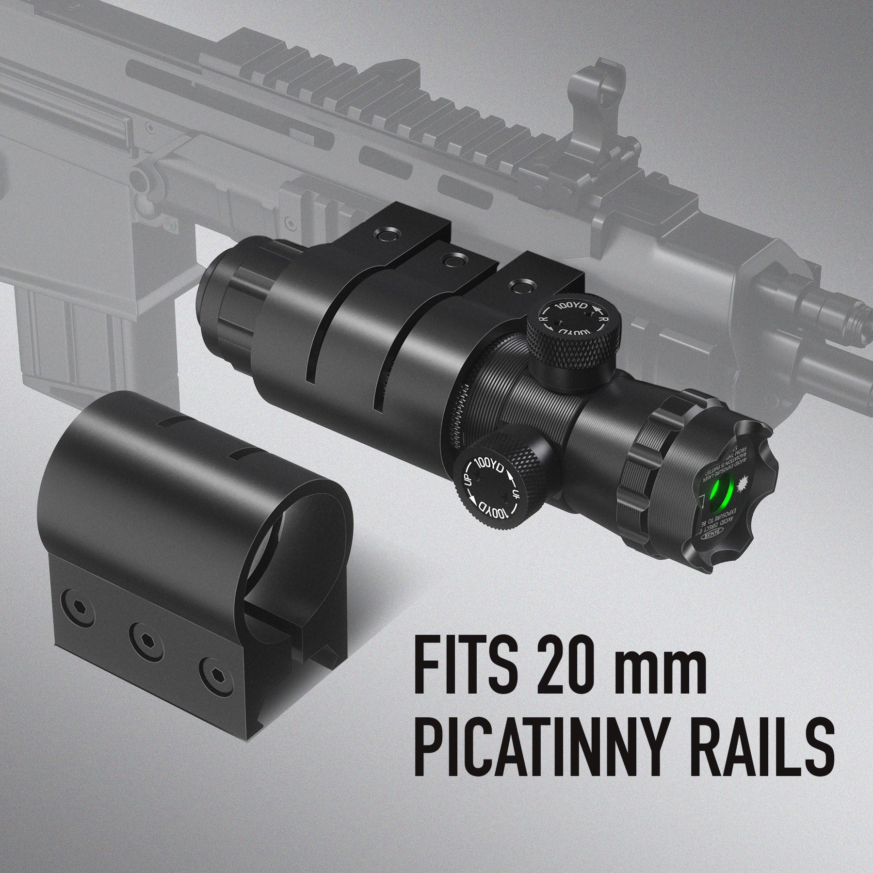 Pinty | Hunting Rifle Green Laser For Ar 15 Laser Sight Dot Scope